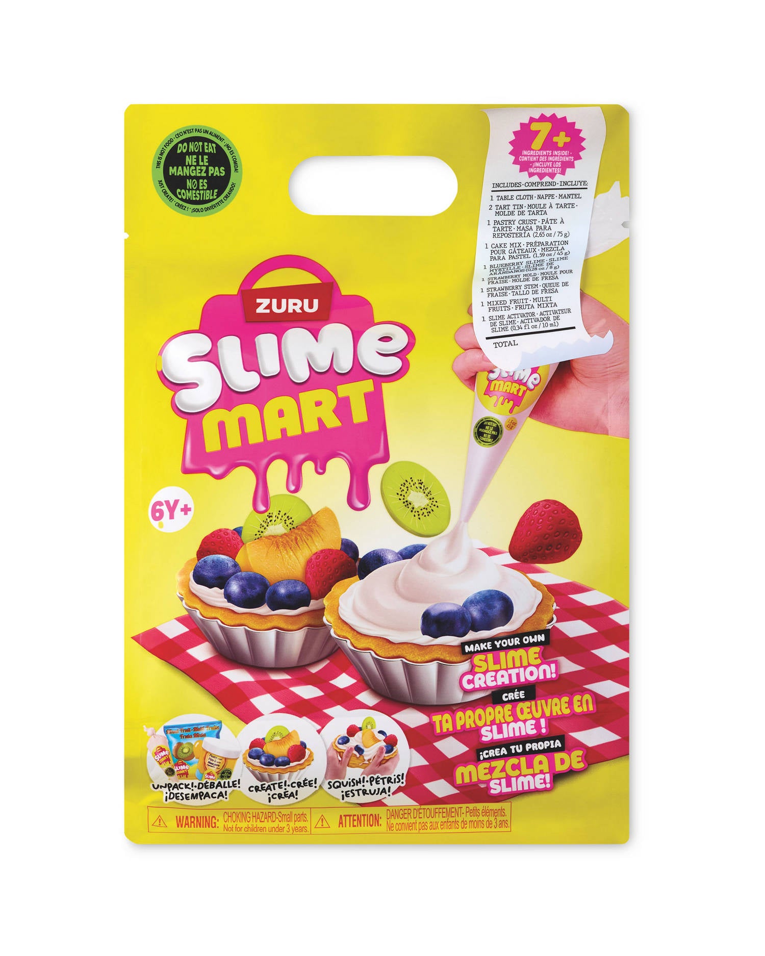 Slime Mart Slime Snack Kit (Donut, Fruit Tart, Strawberry Cheesecake or Waffles)