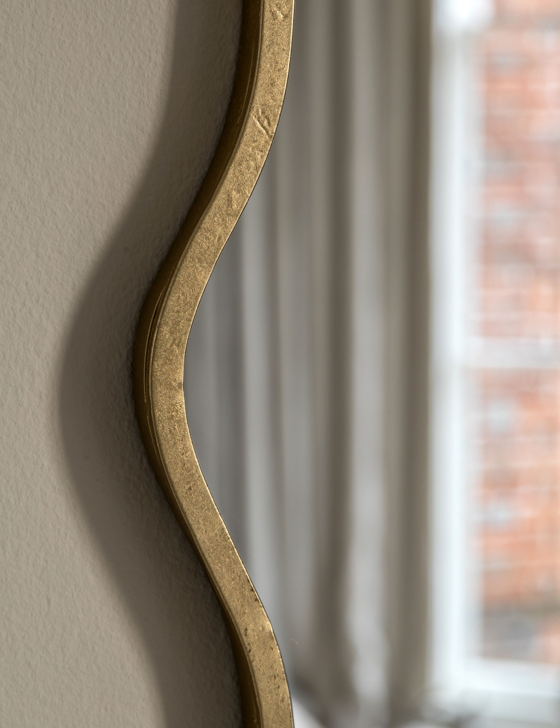 Gallery Direct Sloane round wall mirror 82cm - British product