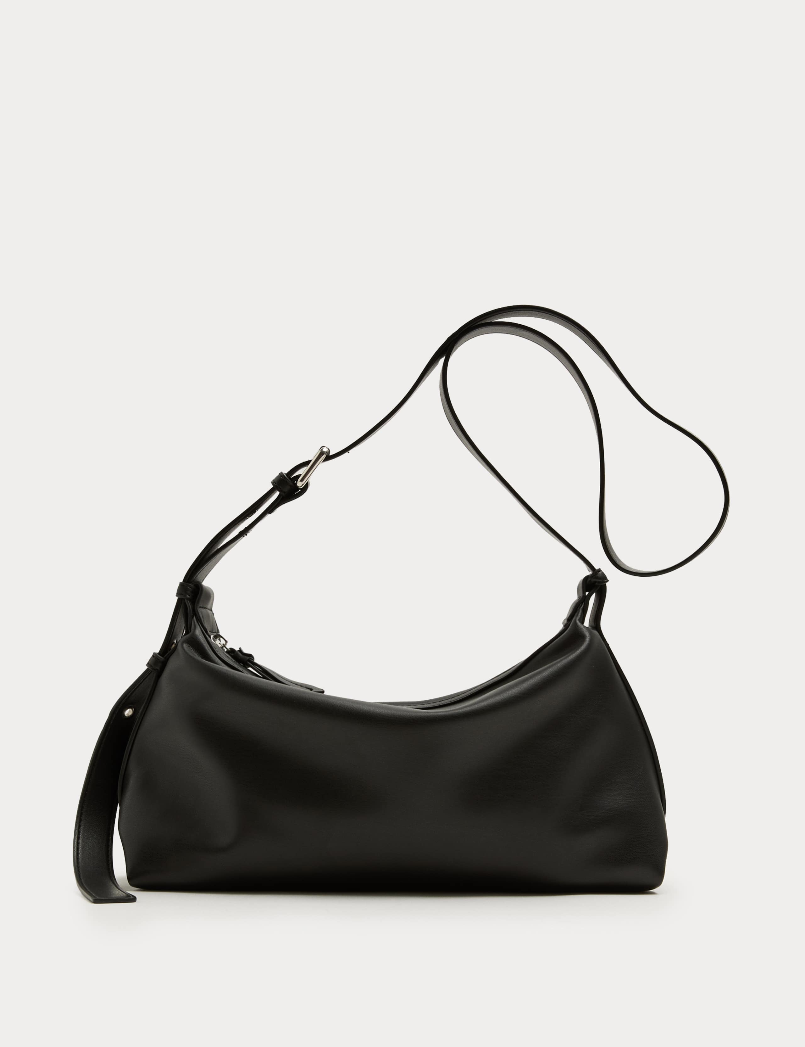 M&S slouchy crossbody bag in faux leather (British brand)