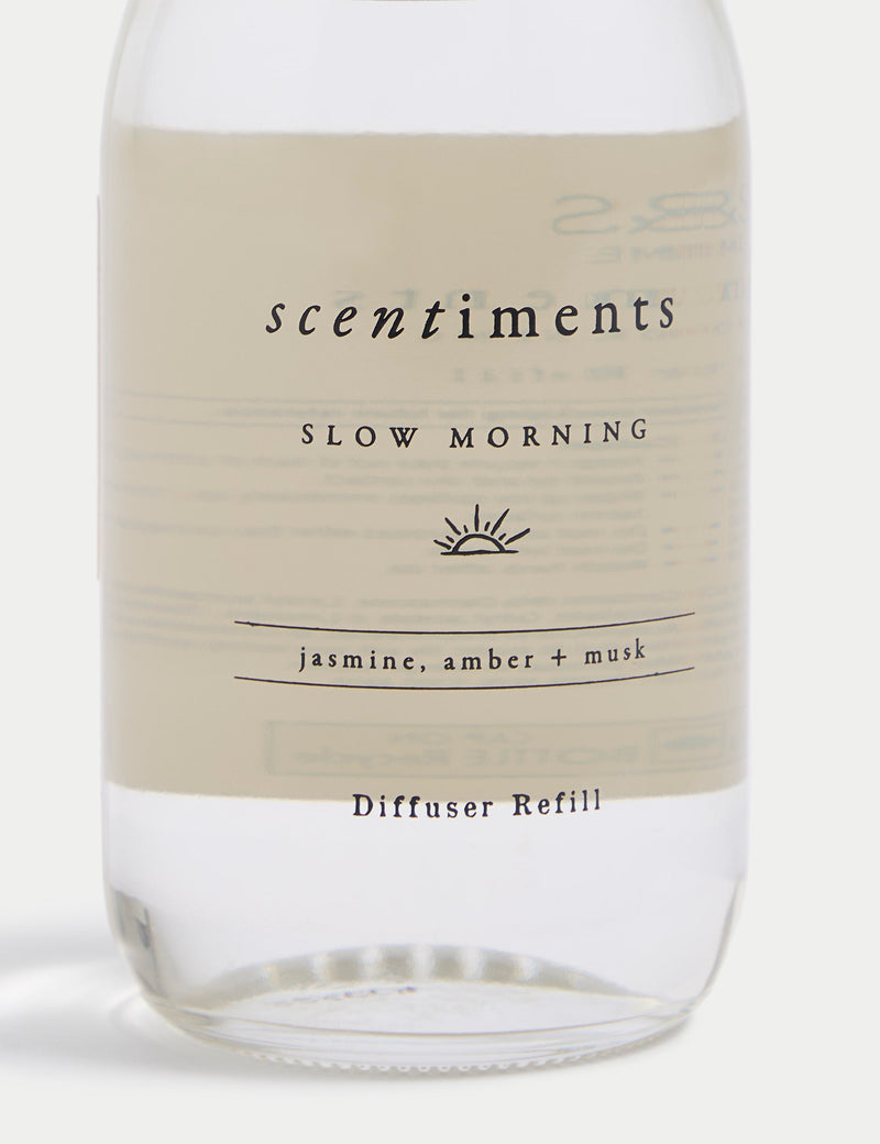 Scentiments Slow Morning reed diffuser refill 200ml (British brand)