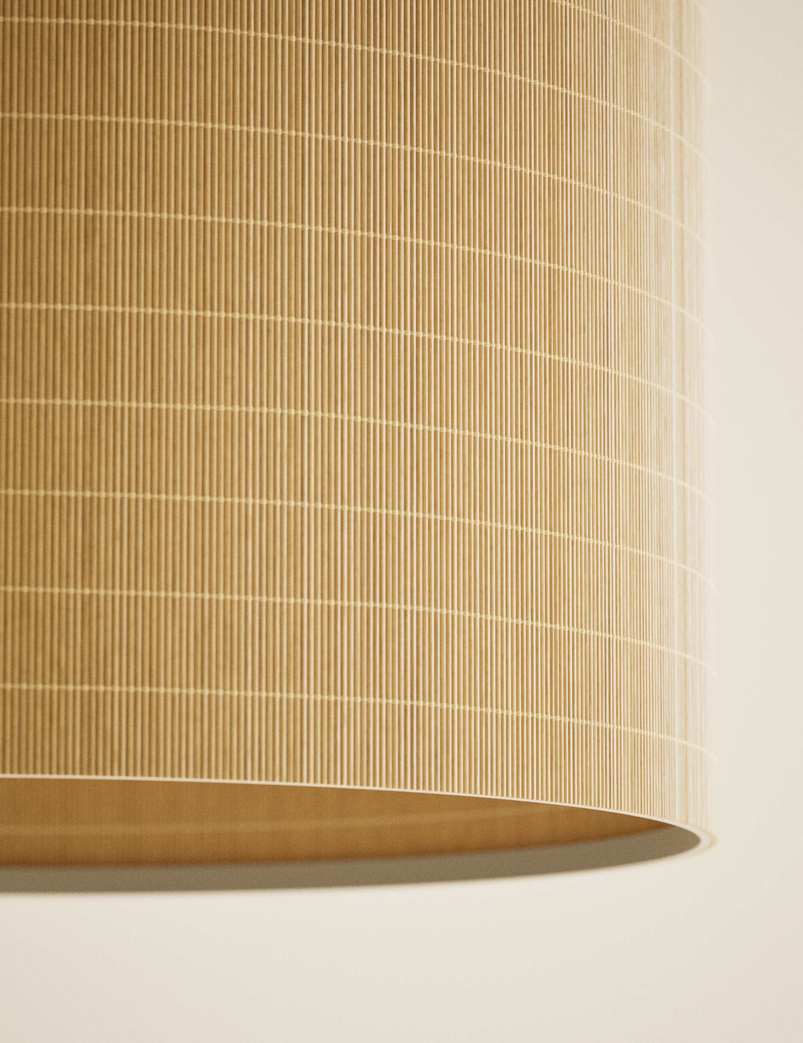 Small bamboo drum shade, UK version