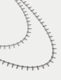 Small charm multirow necklace, imported from the UK