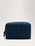 Toiletry bag small checkerboard quilted - British product