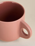 Small circular handle stoneware mug (British brand)
