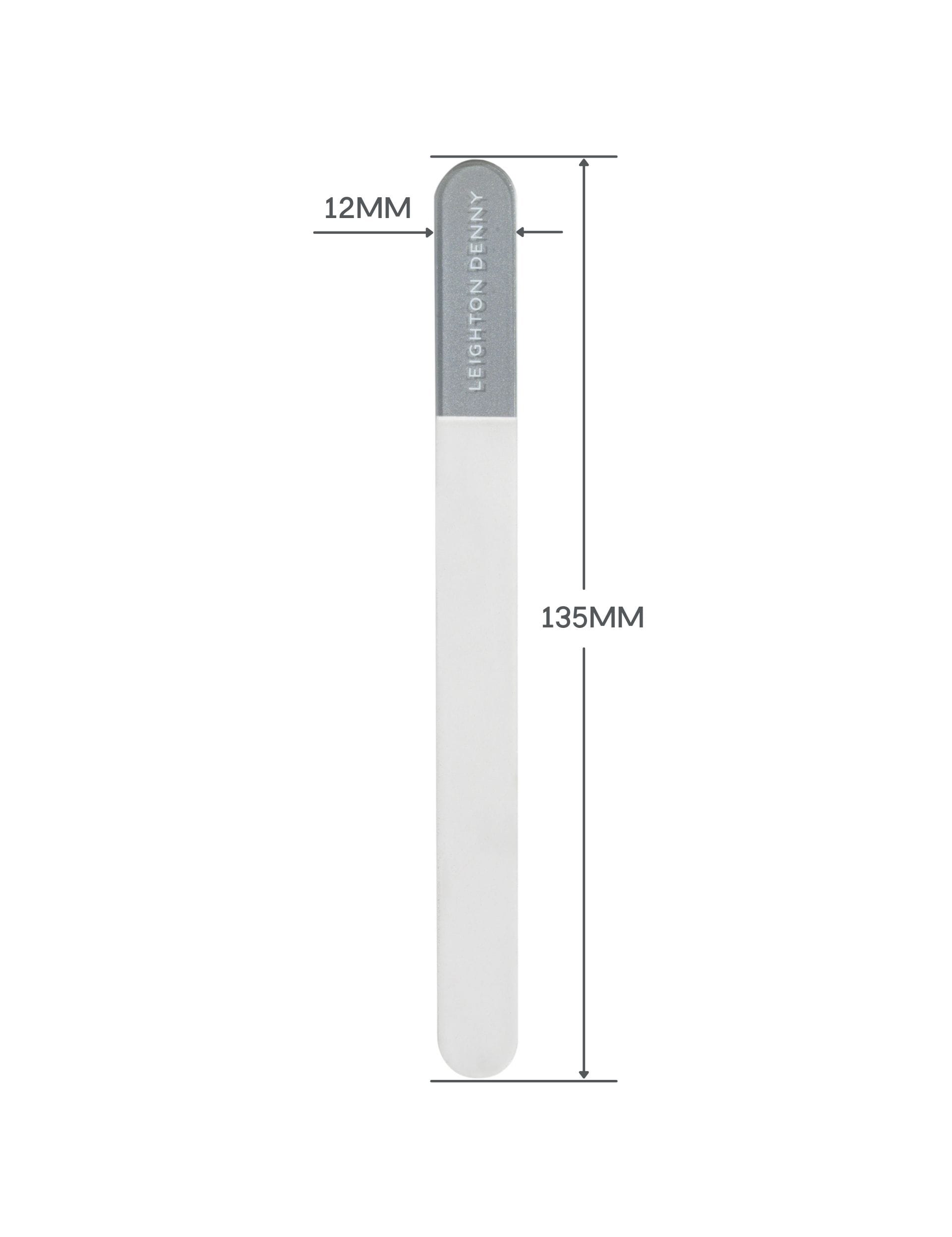 Leighton Denny small crystal nail file and case 135mm (British brand)