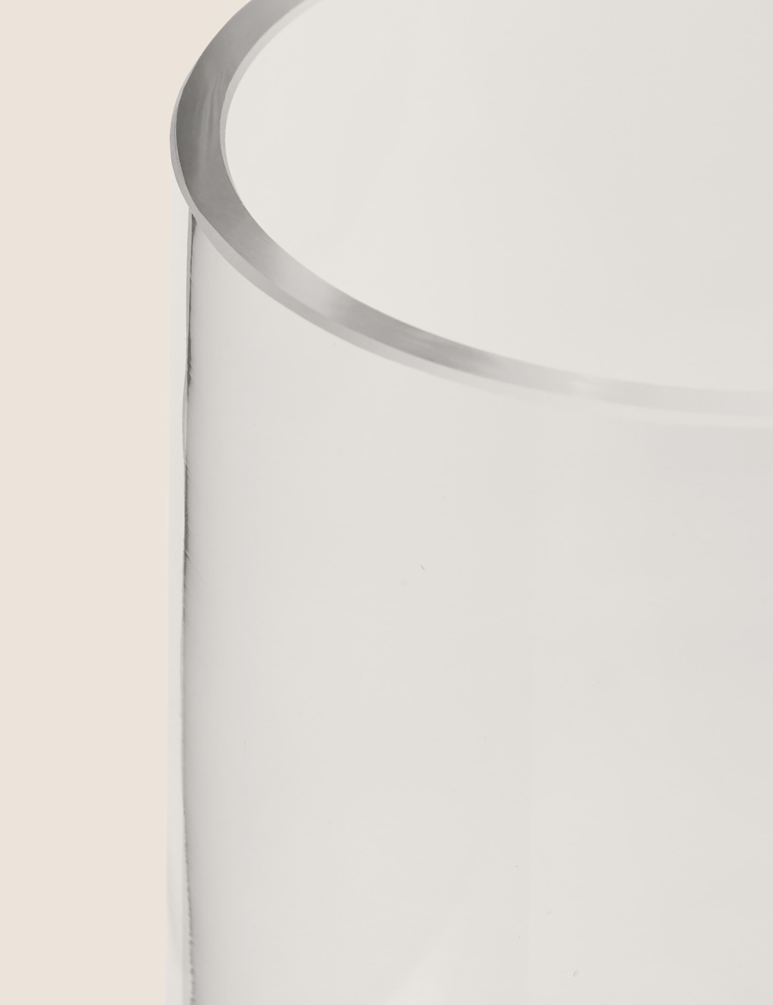 Small cylinder glass vase (British brand)