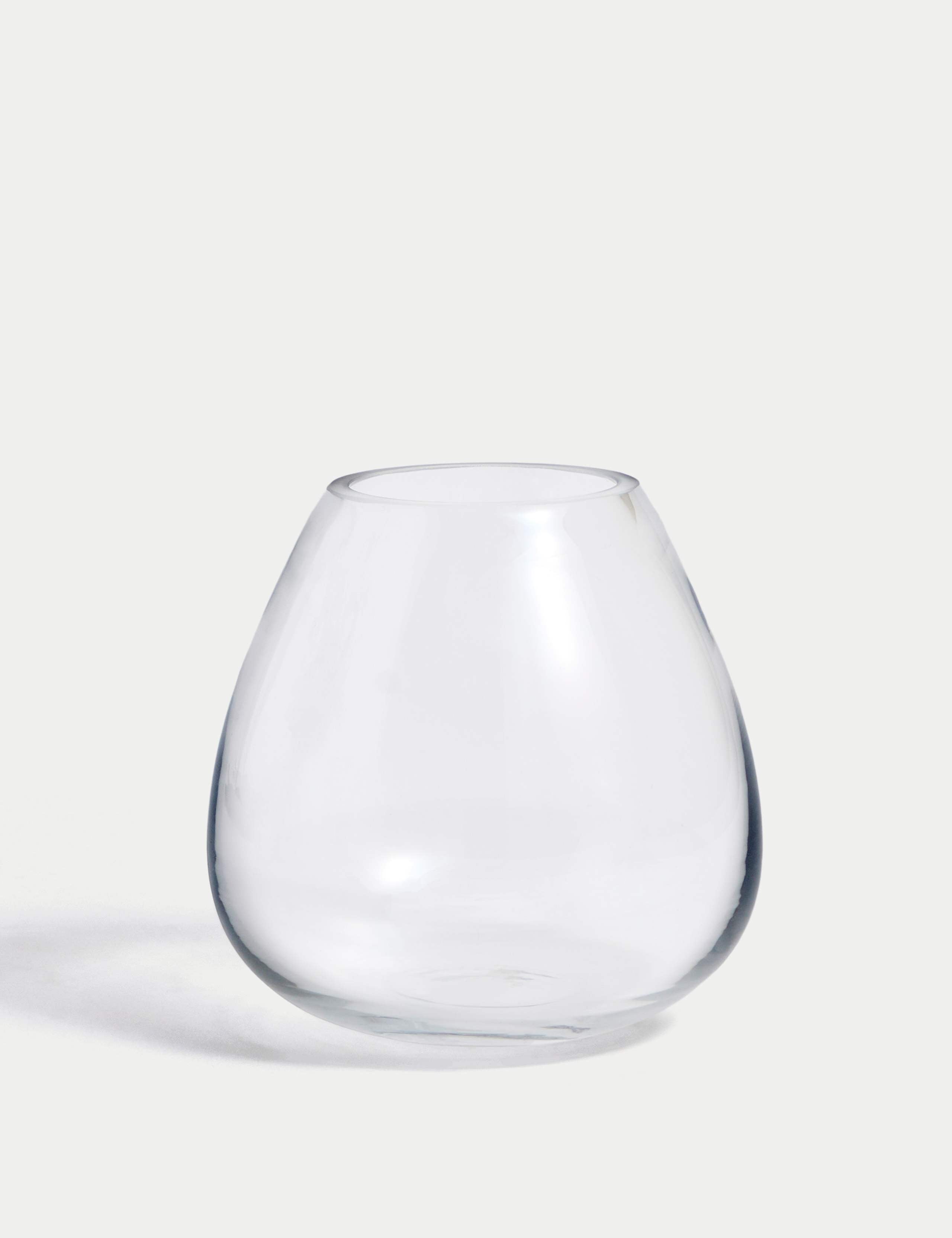 Small glass teardrop vase, UK version