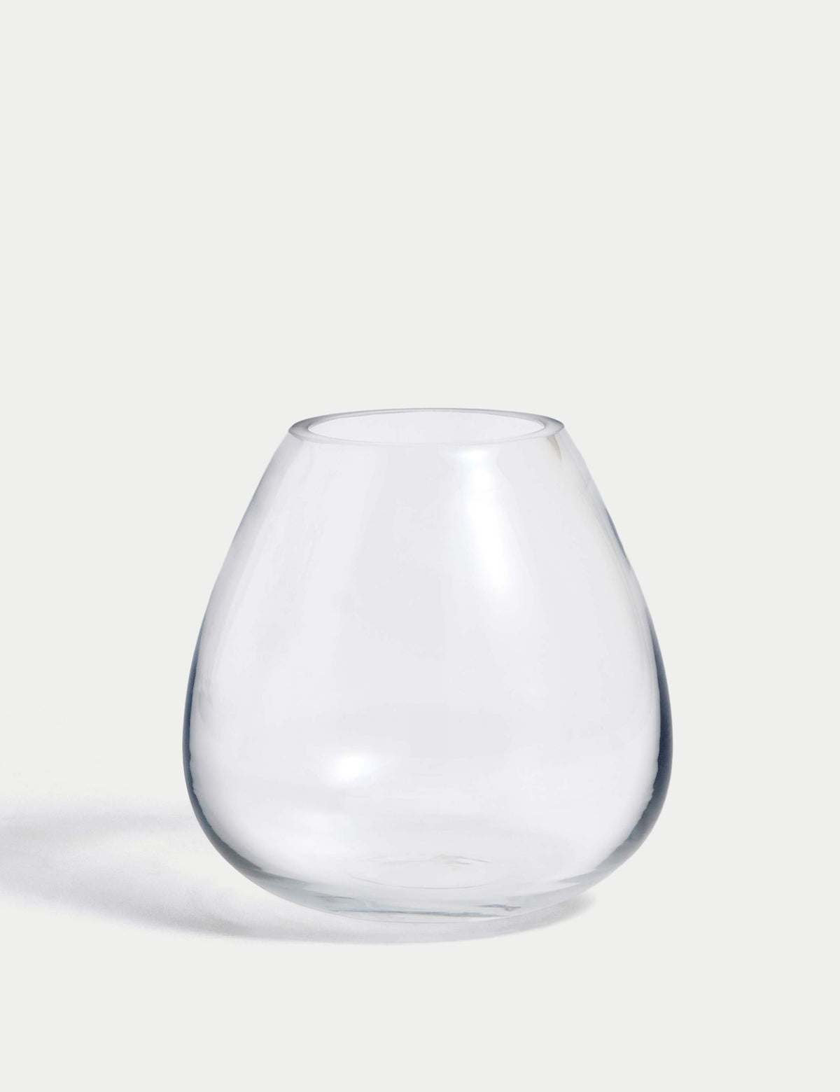 Small glass teardrop vase, UK version