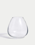 Small glass teardrop vase, UK version