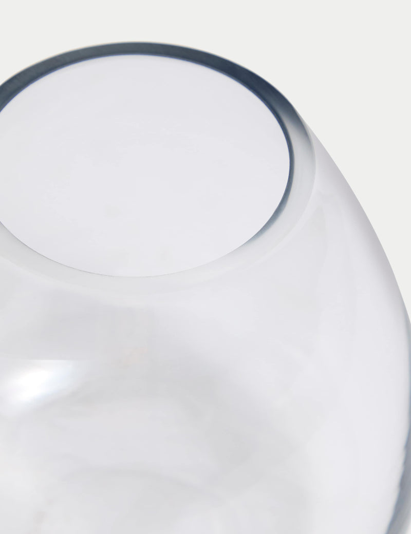Small glass teardrop vase, UK version
