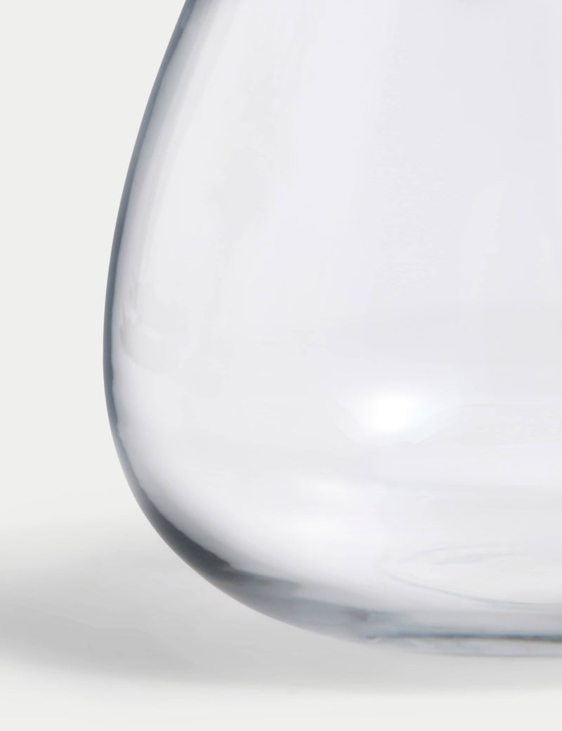 Small glass teardrop vase, UK version
