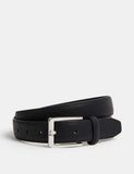 M&S smart belt polyurethane stitch detailing metal buckle - British product