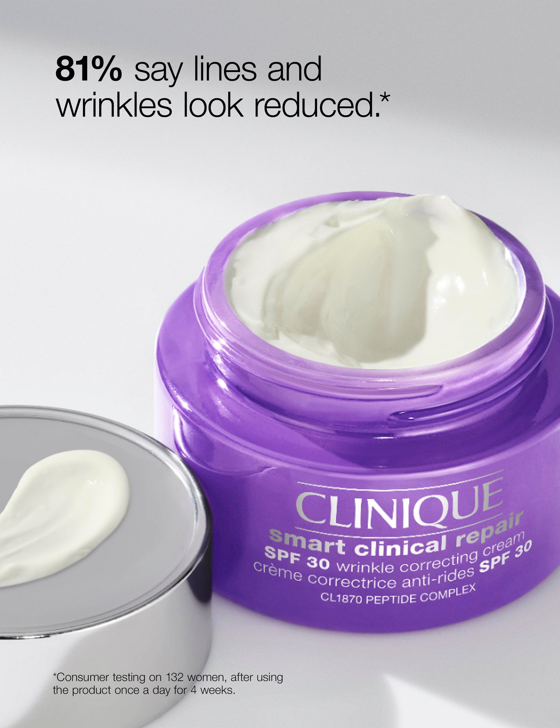 Clinique SPF 30 wrinkle cream 50ml, British brand
