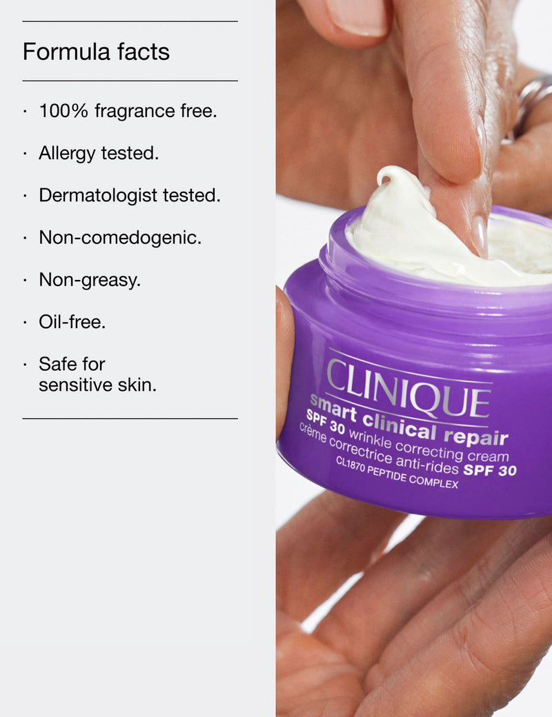 Clinique SPF 30 wrinkle cream 50ml, British brand