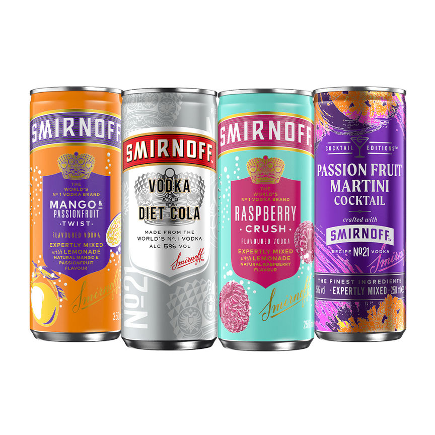 Smirnoff Cans Bundle