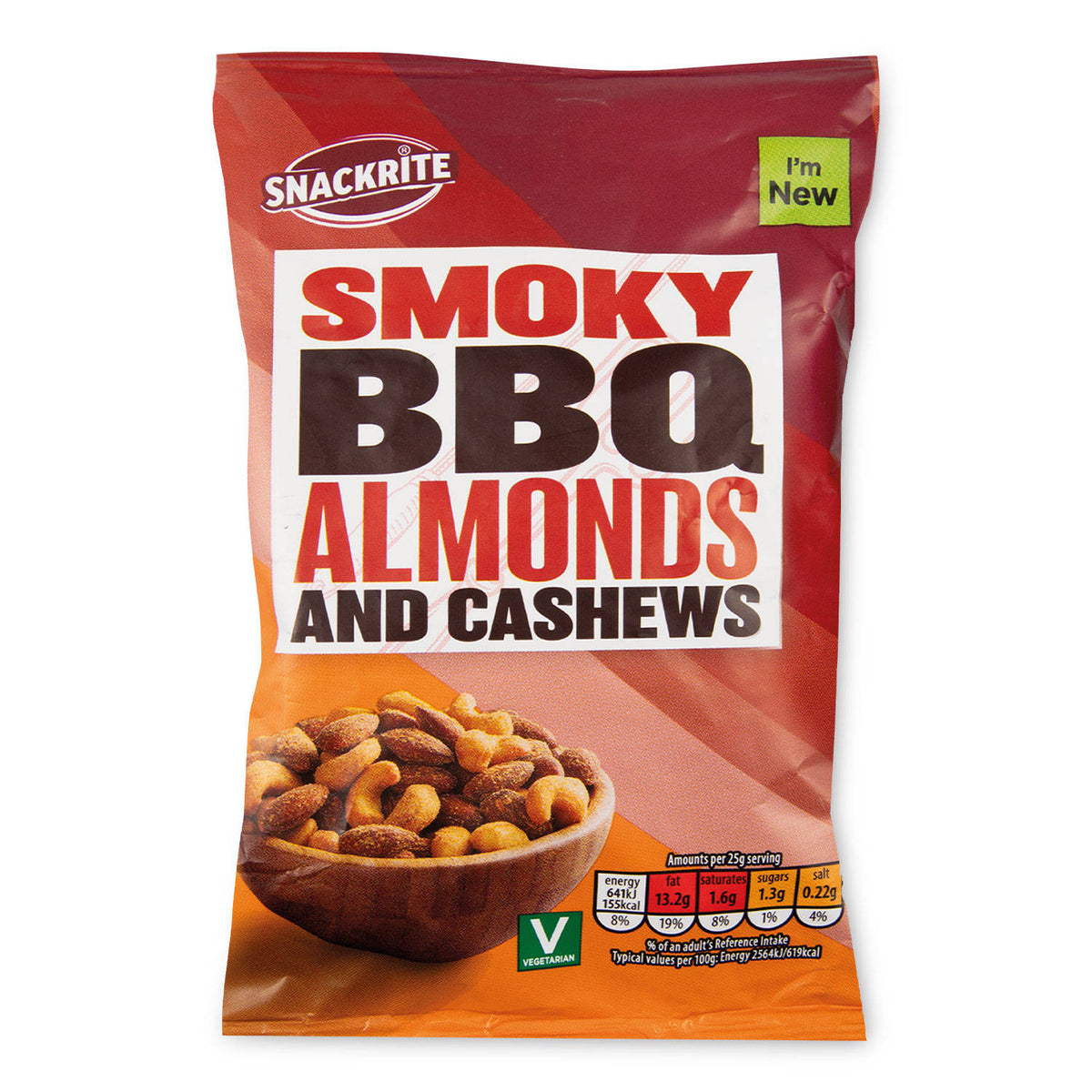 Smoky BBQ almonds and cashews mixed nuts, UK version