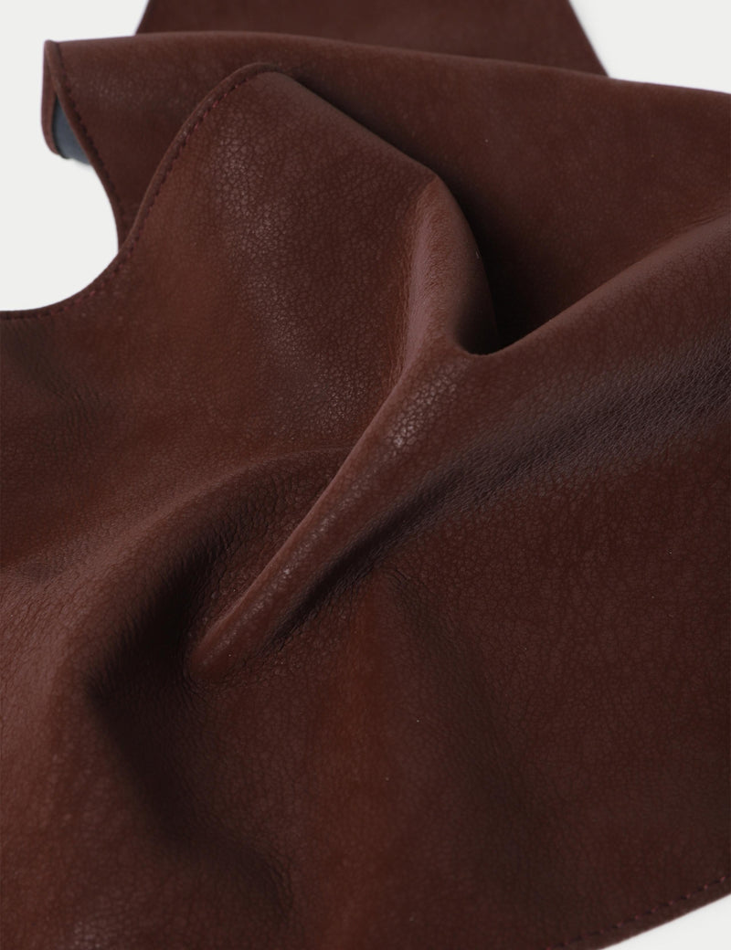 Smooth faux leather bandana accessory - British product