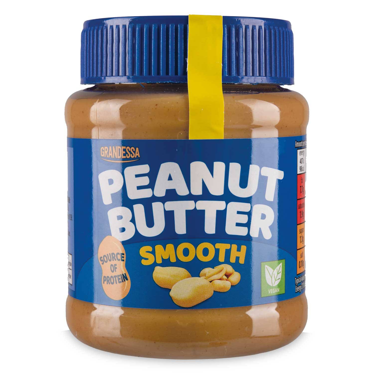 Smooth peanut butter made from peanuts - British product