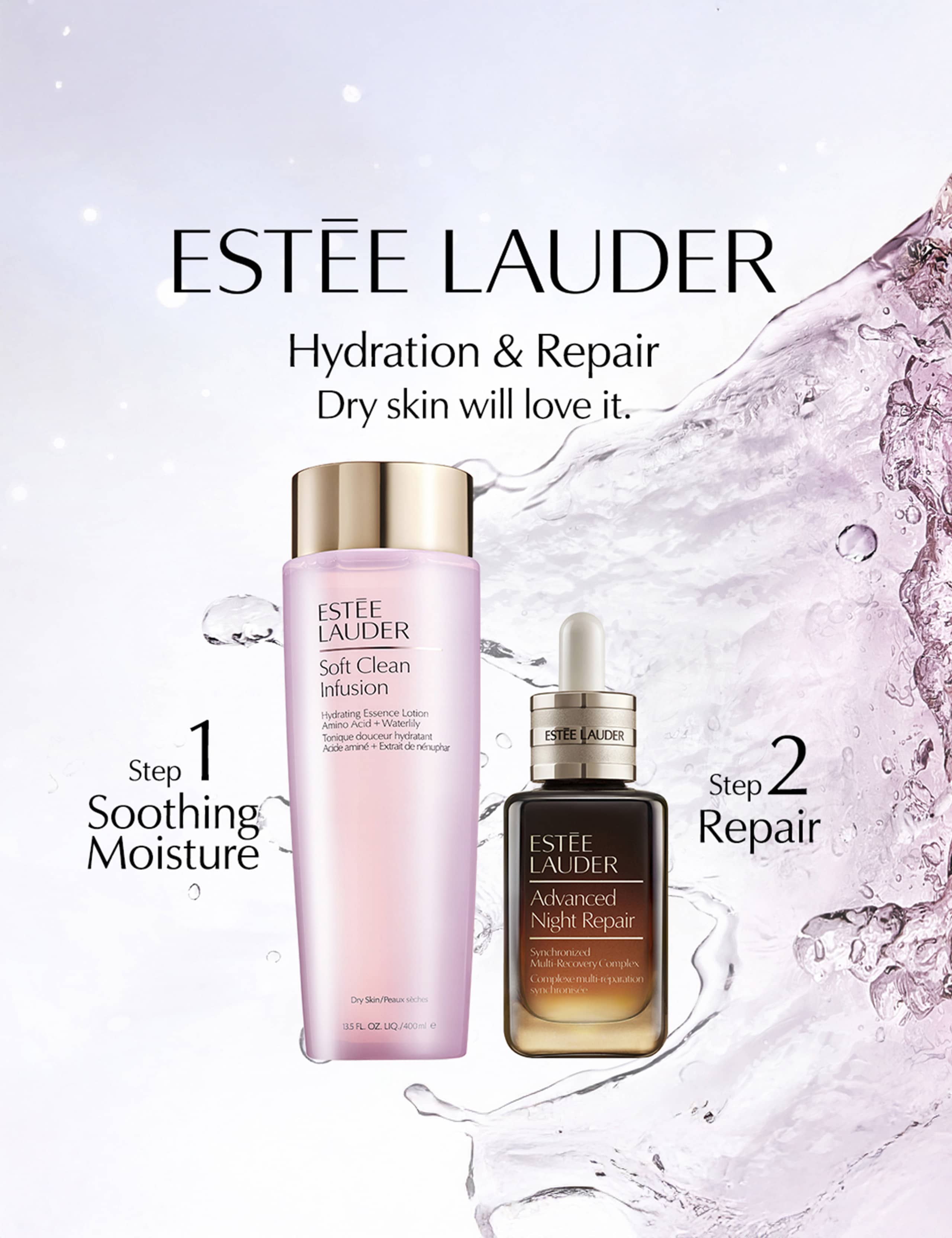 Estée Lauder Hydrating Lotion with Amino Acid 400ml (British brand)