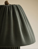 Soft Pleated Fabric Table Lamp (British brand)