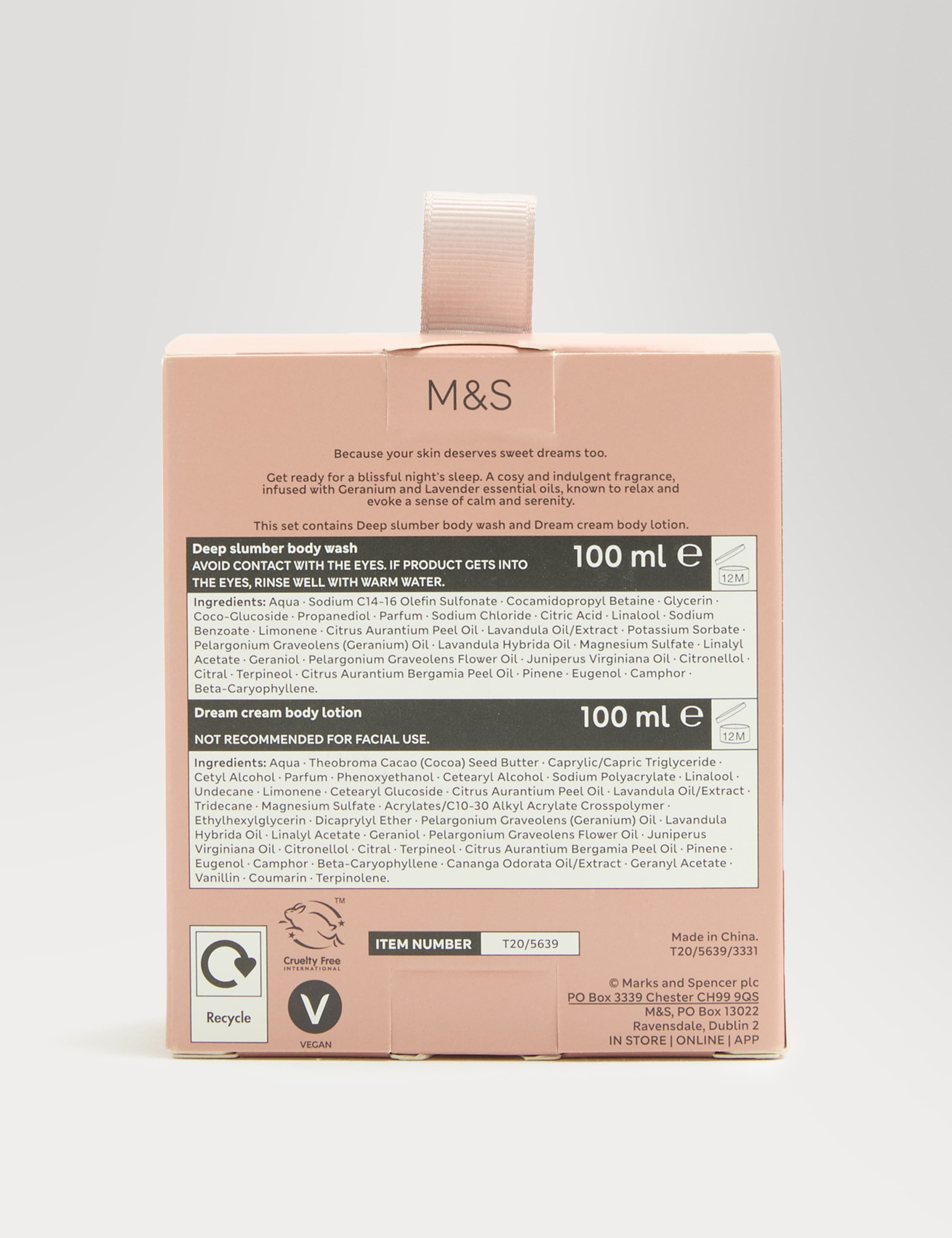 Dreamy Duo body care set 2x100ml (British brand)