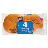 Soft white large baps, UK version