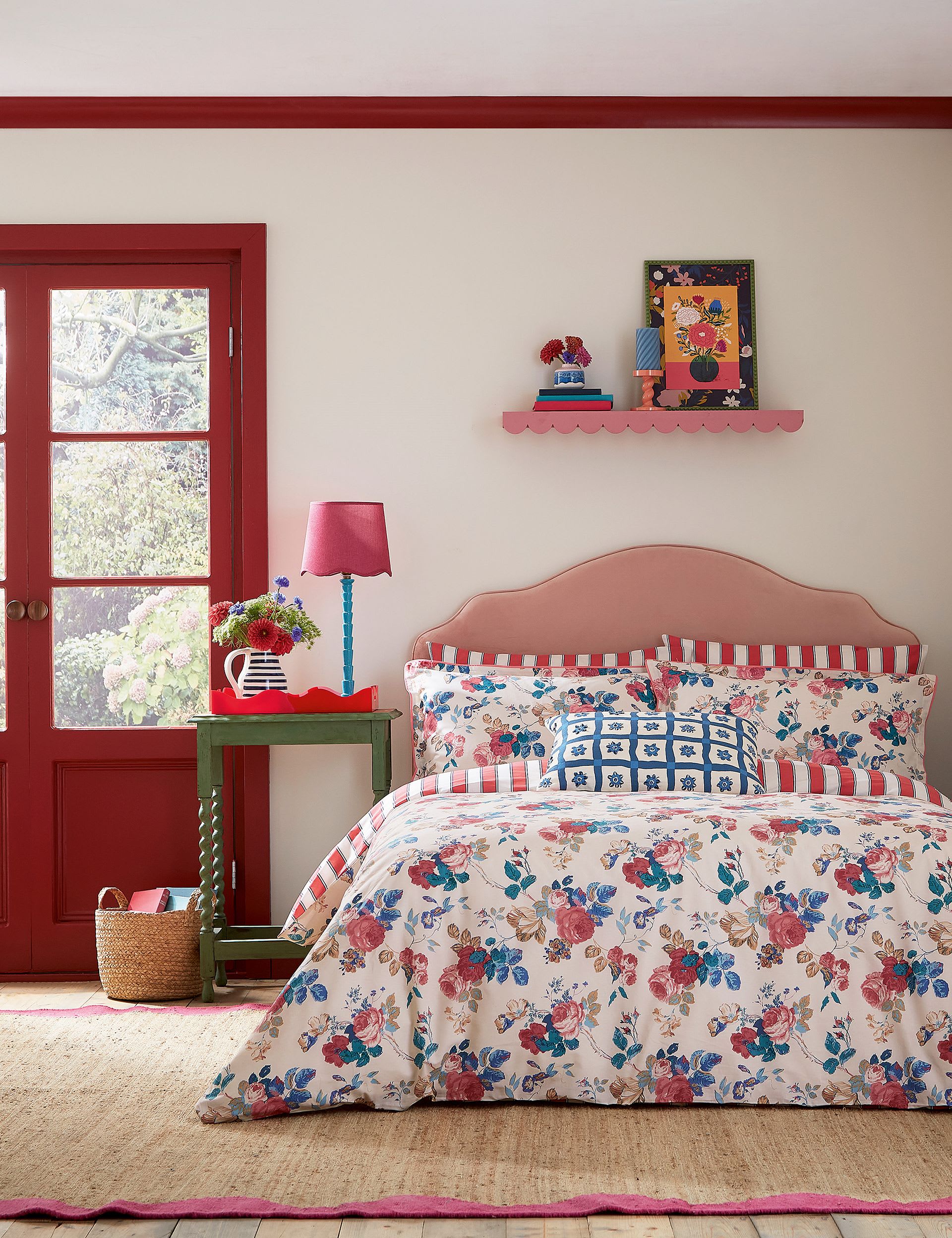 Land & Shore Sora scatter cushion 40x60cm, imported from the UK
