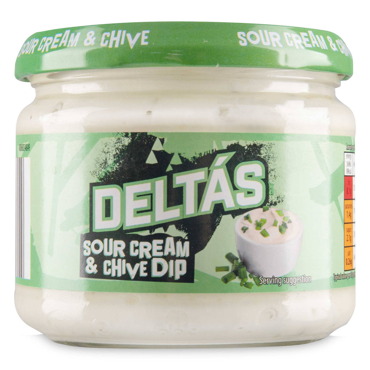 Sour cream dip for chips, no artificial colours (British brand)