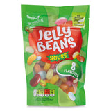 Sour jelly beans in tangy fruity flavours (British brand)