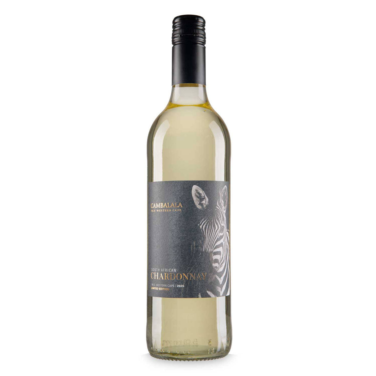South African Chardonnay white wine 2023 vintage, UK version