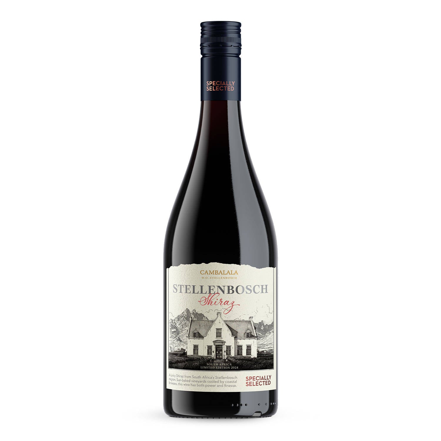 Stellenbosch Shiraz red wine 2024 - British product