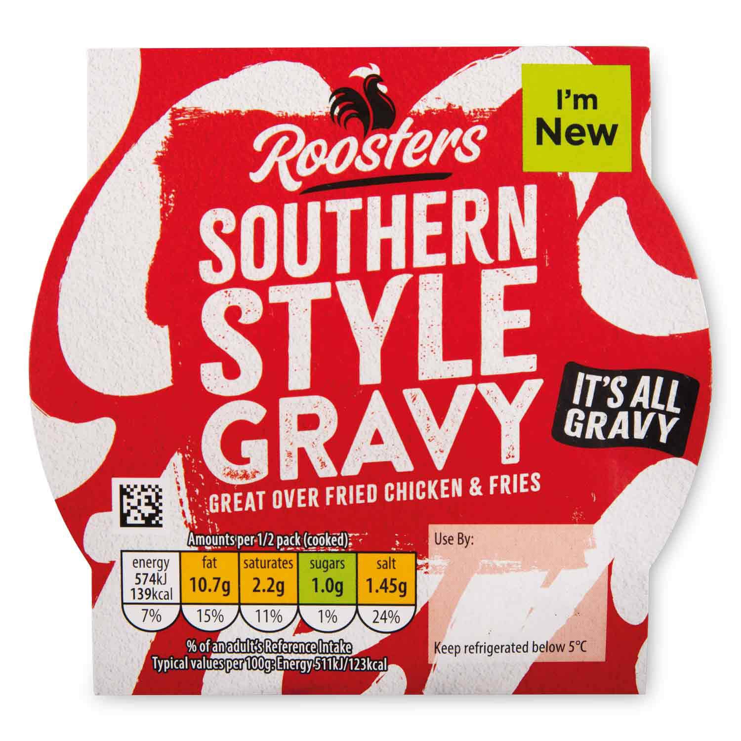 Chicken and onion gravy, Southern Style, UK version