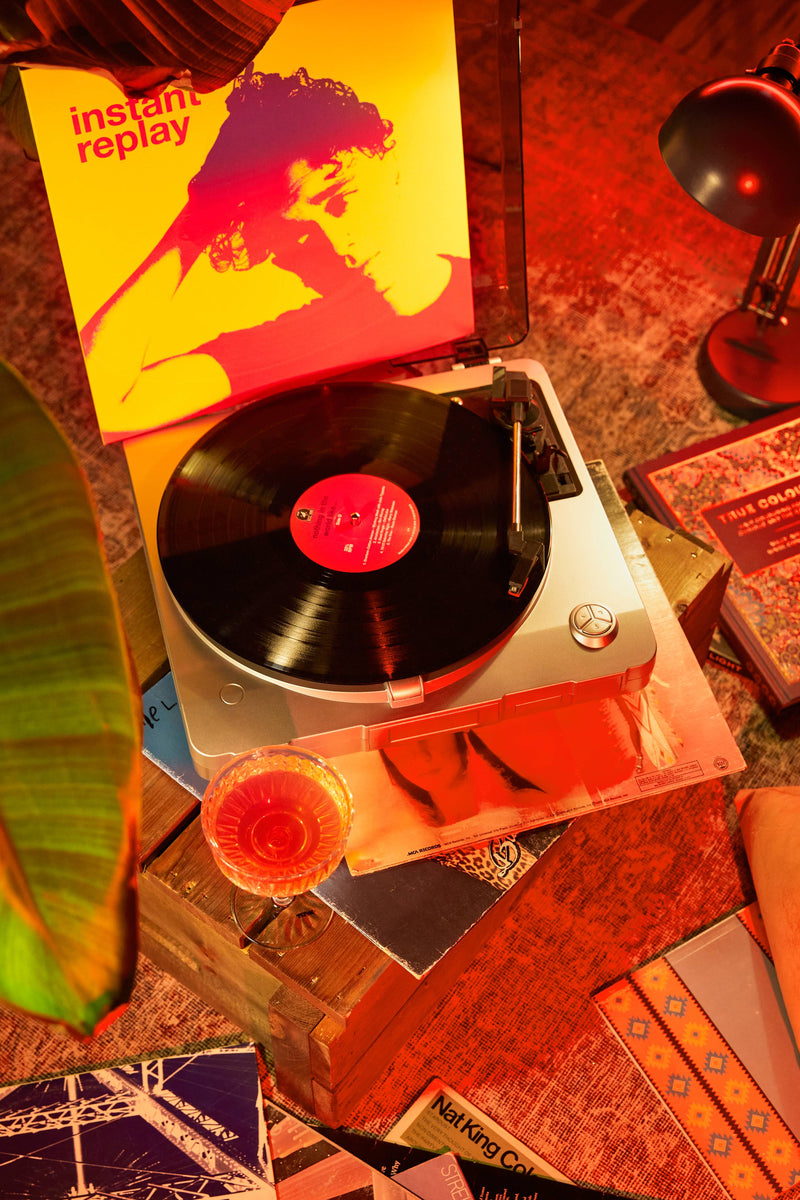 Triple vinyl compilation Instant Replay with USB (British brand)