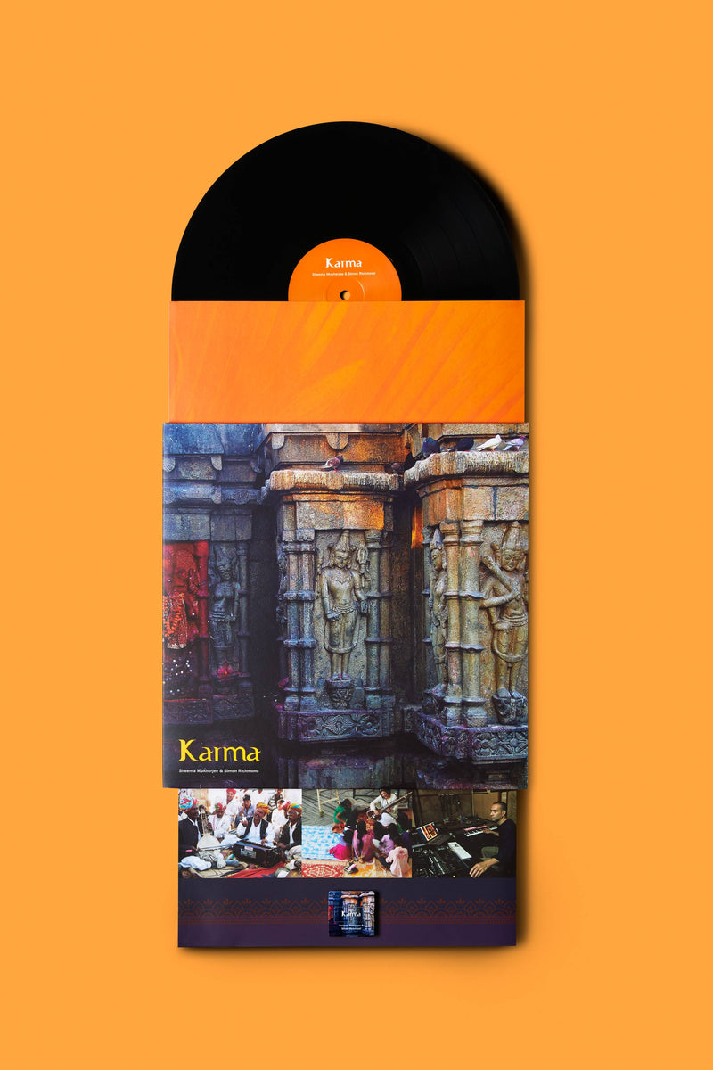 Vinyl record Karma with USB by Sheema Mukherjee - British product