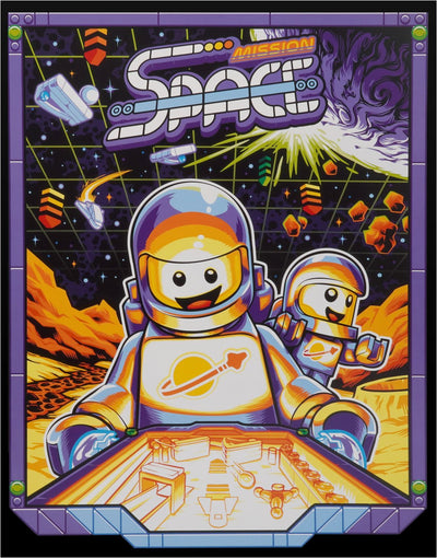 Lego Space Arcade Poster 30cm x 40cm- Buy online at McGrocer