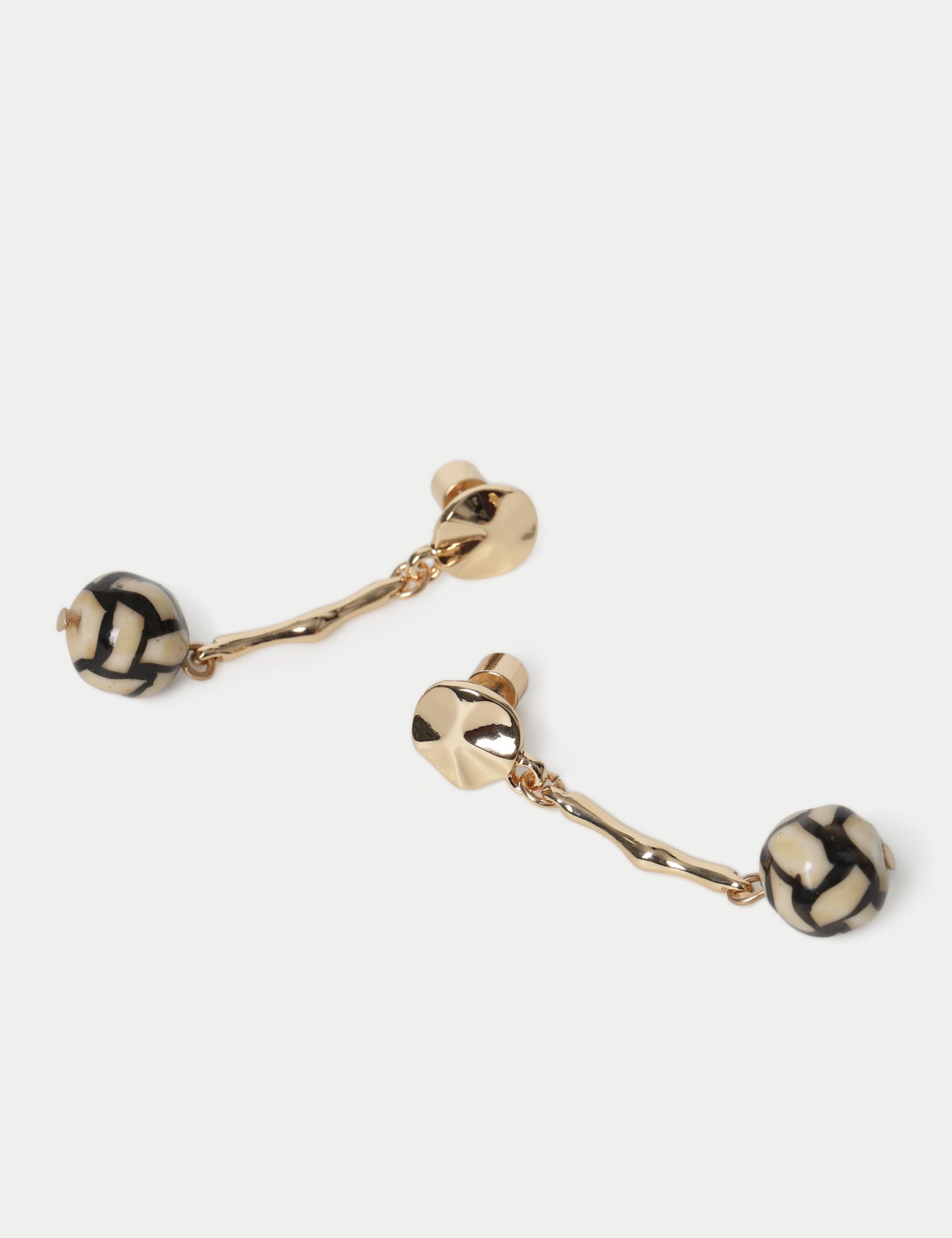 M&S sphere ceramic stick drop earrings (British brand)