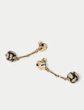 M&S sphere ceramic stick drop earrings (British brand)