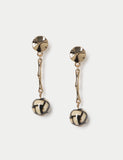 M&S sphere ceramic stick drop earrings (British brand)