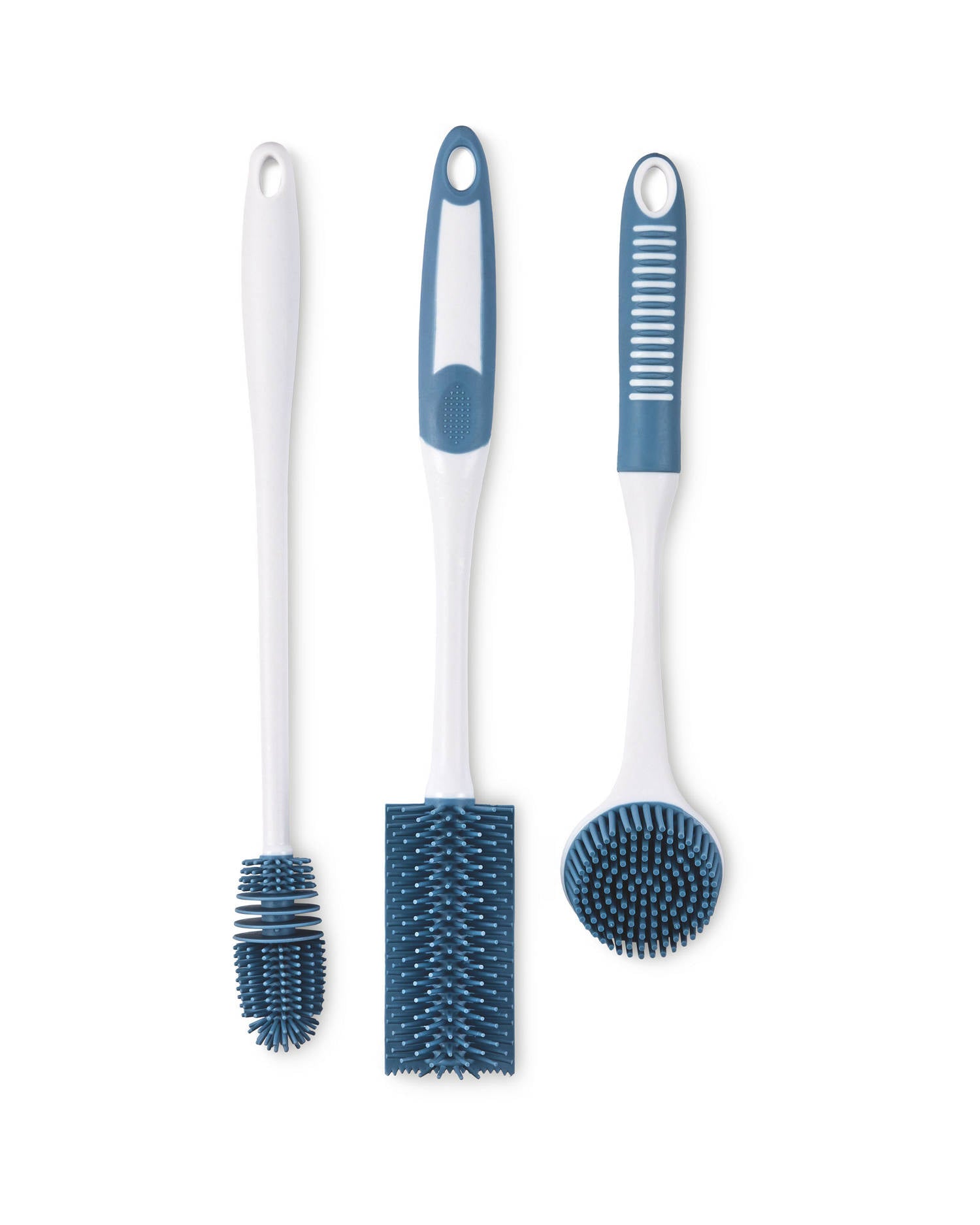 Reusable Silicone Kitchen Cleaning Brushes and Sponges