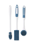 Reusable Silicone Kitchen Cleaning Brushes and Sponges