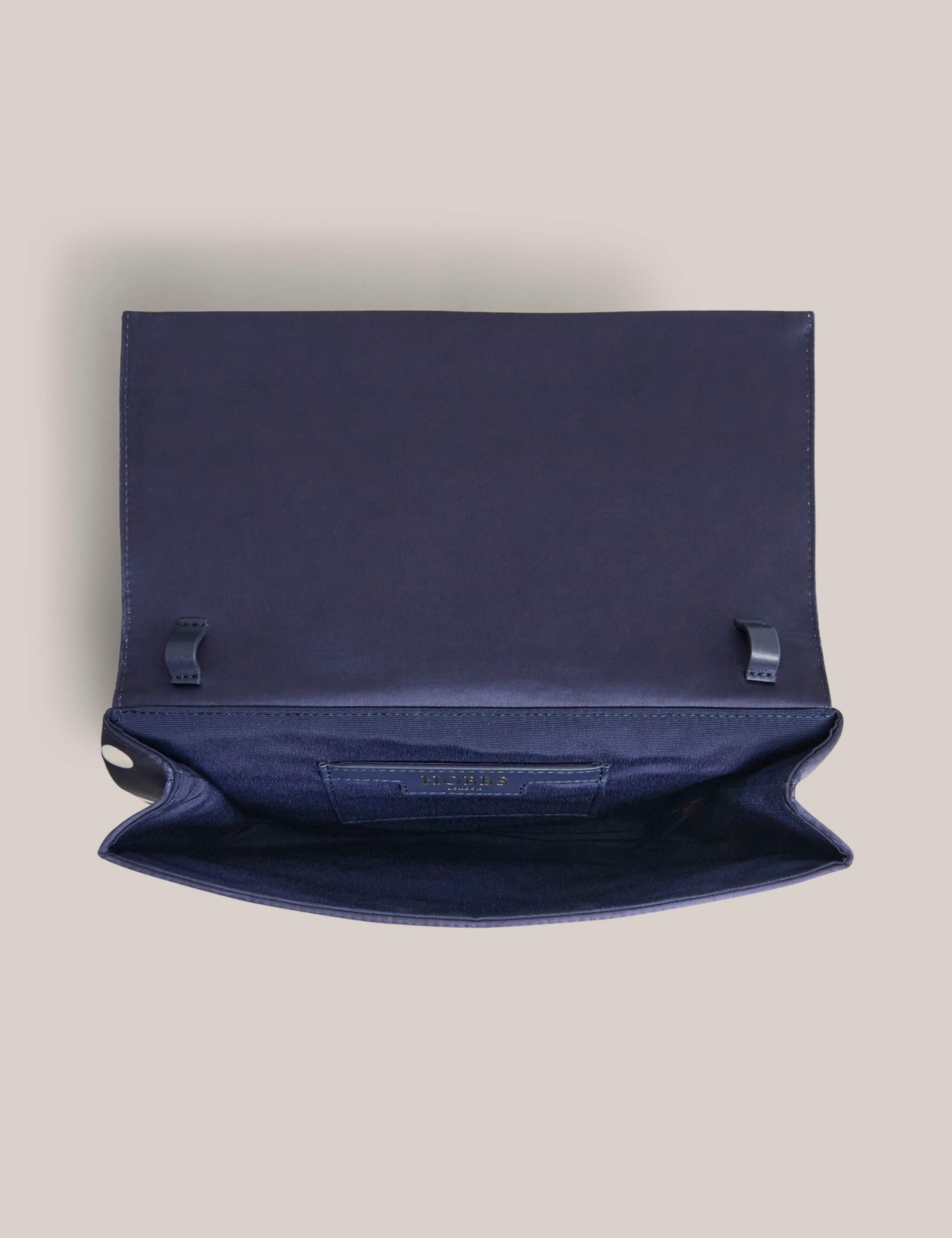 Hobbs spot print clutch bag, imported from the UK