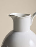 Spring Meadow stoneware jug with raised flowers - British product