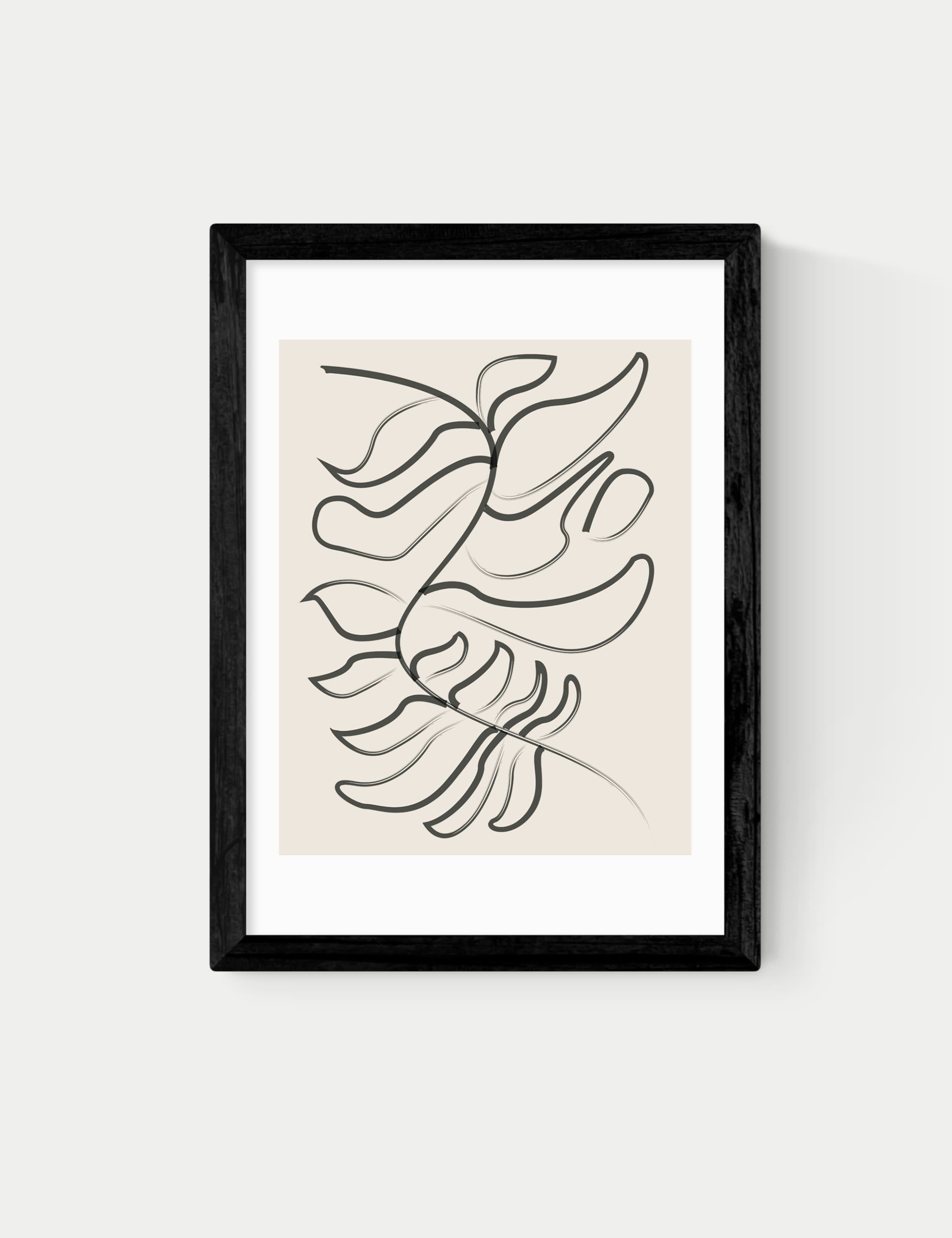 East End Prints Sprung Flower Love Child framed art print, UK version