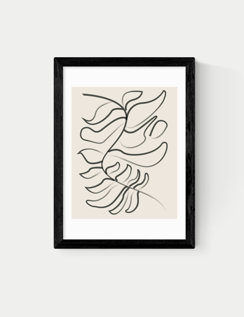 East End Prints Sprung Flower Love Child framed art print, UK version