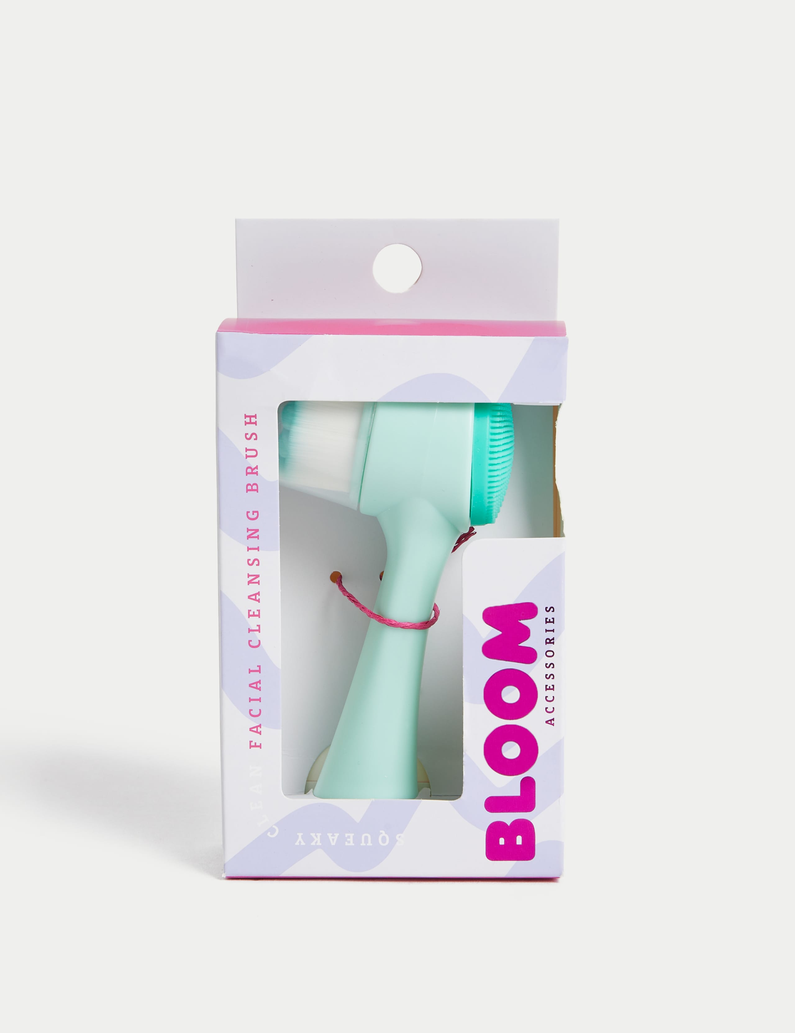 Bloom Accessories double-sided facial cleansing brush with silicone - British product