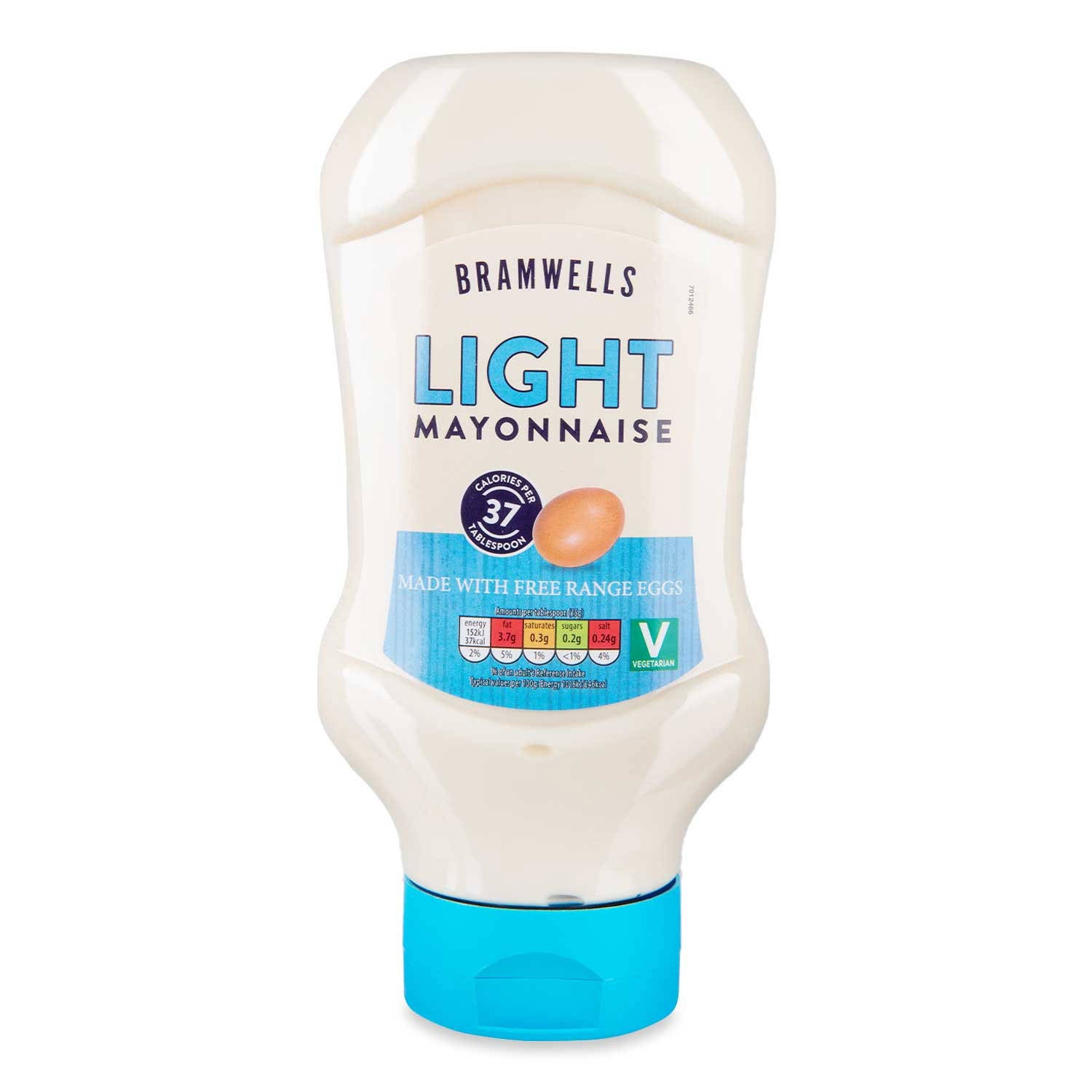 Light mayonnaise in a squeezy bottle, imported from the UK