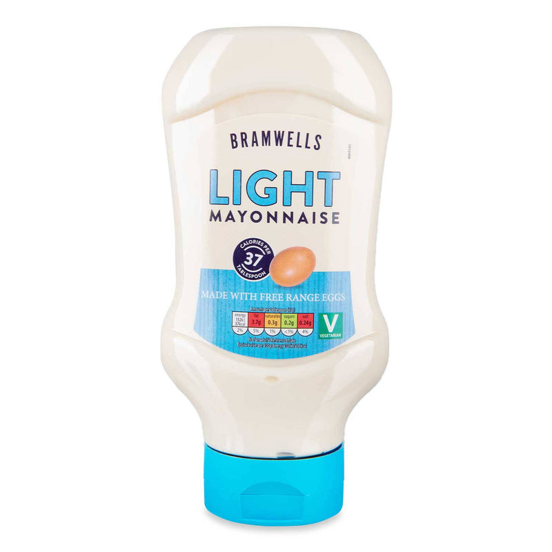 Light mayonnaise in a squeezy bottle, imported from the UK