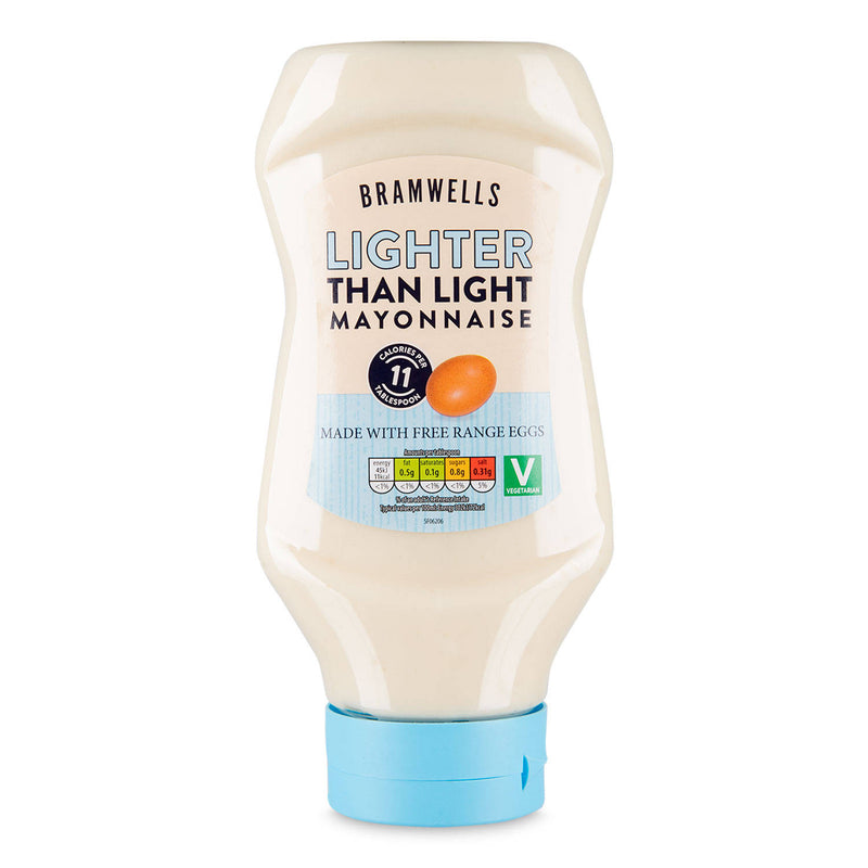 Squeezy Lighter Than Light mayonnaise, imported from the UK