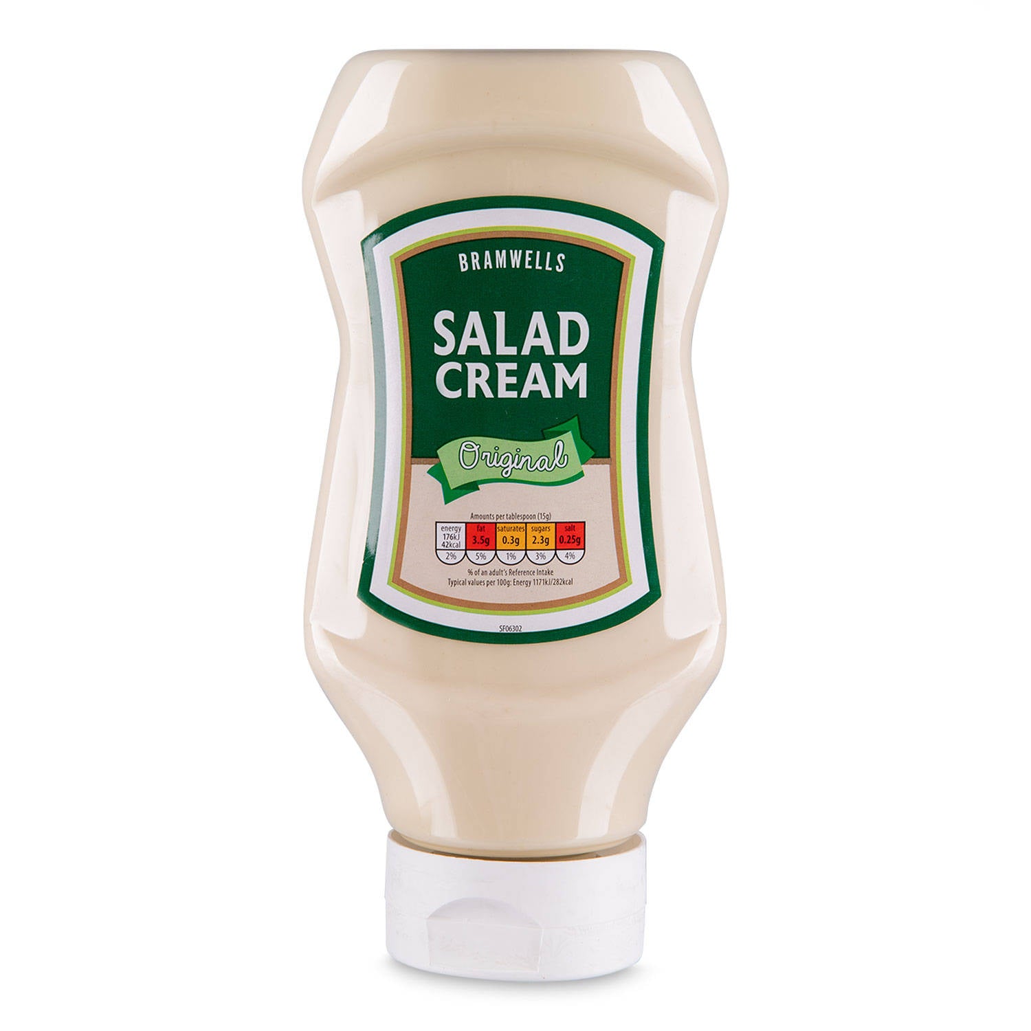 Salad cream in a squeezy bottle, imported from the UK