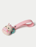 Squishmallows Amelie Strawberry Milkshake keyring, imported from the UK